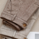 Chic Women's Herringbone Trousers for Year-Round Style
