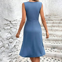 Chic Knee-Length Summer Midi Dress for Women
