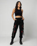 Chic High Waist Cargo Pants with Pockets