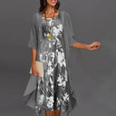 Chic Women’s Summer Dress and Blazer Ensemble