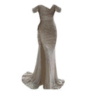 Chic V-Neck Evening Dress for Special Occasions