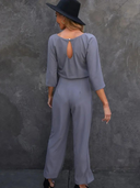 Chic Belted Jumpsuit for Effortless Style