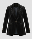 Chic Women's Velvet Blazer | Sophisticated Style