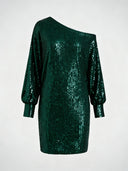 Stunning Sequin Contrast Dress for Women