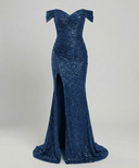 Chic Off Shoulder Evening Dress for Women