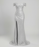 Chic Off Shoulder Evening Dress for Women