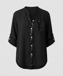 Sequin Sparkle Blouse for Women