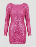 Chic Open Back Cocktail Dress | Trendy Evening Wear