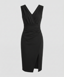 Sophisticated Women's Evening Dress in Exquisite Fabric
