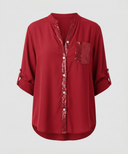 Sequin Sparkle Blouse for Women