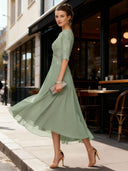 Chic Satin Evening Gown for Special Occasions
