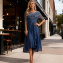 Chic Chiffon Midi Dress for Any Occasion