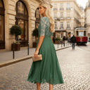 Chic Chiffon Midi Dress for Any Occasion