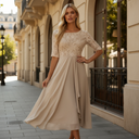 Chic Chiffon Midi Dress for Any Occasion