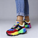 Women's Orthopedic Rainbow Shoes – Arch Support & Wide Toe Box