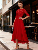 Chic Satin Evening Gown for Special Occasions