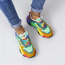 Women's Orthopedic Rainbow Shoes – Arch Support & Wide Toe Box