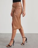 Chic Women's Skirt with Slit Design