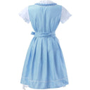 Embroidered Lace-Up Dirndl Dress
