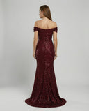 Chic Off Shoulder Evening Dress for Women