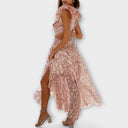 Elin - Chic Maxi Dress with Ruffled Hem for Any Occasion