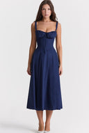 Waist-Defining Summer Fashion Dress