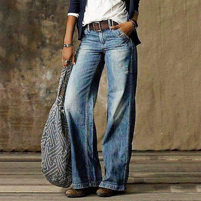Chic Wide-Leg Women's Trousers