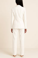 Chic Women's Formal Suit Set with Long Blazer