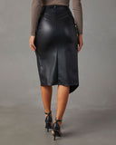 Trendy Women's Slit Skirt for Fashionistas