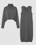 Chic Jersey Midi Dress for Women