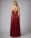 Flowing Silk Maxi Dress for Women