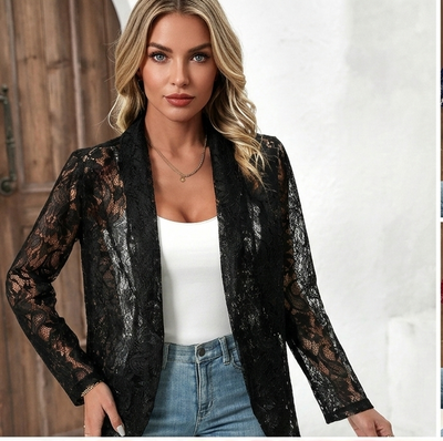Chic Lace Blazer for Stylish Layers