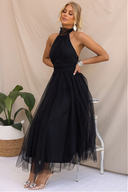 Chic Women's Evening Dress - Contemporary Design