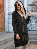 Bonnie - Cozy Longline Zip Hoodie for Everyday Style
