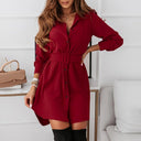 Chic Belted Shirt Dress for Effortless Style