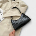 Olivia - Glossy Vegan Leather Handbag for Chic Outings
