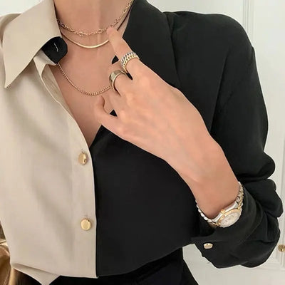 Chic Vintage Women's Fashion Shirt