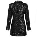 2024 Glitter Blazer Dress – Chic Statement Piece