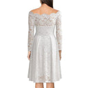Chic Slit Neckline Dress with Sleeves