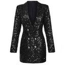2024 Glitter Blazer Dress – Chic Statement Piece