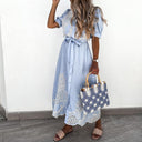 Charming Women's Embroidered Dress