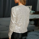 Chic Sequin-Embellished Jacket for Stylish Looks