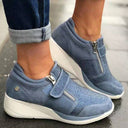 Chic Wedge Heel Sneakers for Stylish Elevation