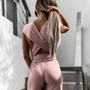 Chic Sleeveless Jumpsuit with V-Neck & Wide Leg