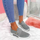 Stylish Velcro Slip-On Sneakers for Women