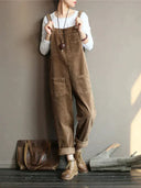 Chic Women's Corduroy Overalls for Everyday Wear