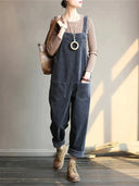 Chic Women's Corduroy Overalls for Everyday Wear