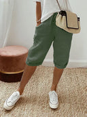 Chic Women's Cotton Summer Shorts