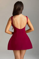 Chic Backless Mini Dress for Effortless Style