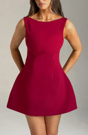 Chic Backless Mini Dress for Effortless Style